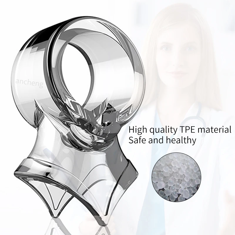 High quality TPE high elastic penis sleeve delay ejaculation penis ring for male adult flirting sex toys