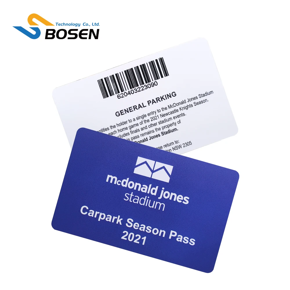 Plastic PVC VIP Membership Card Sport Club Loyalty Barcode Gift Card