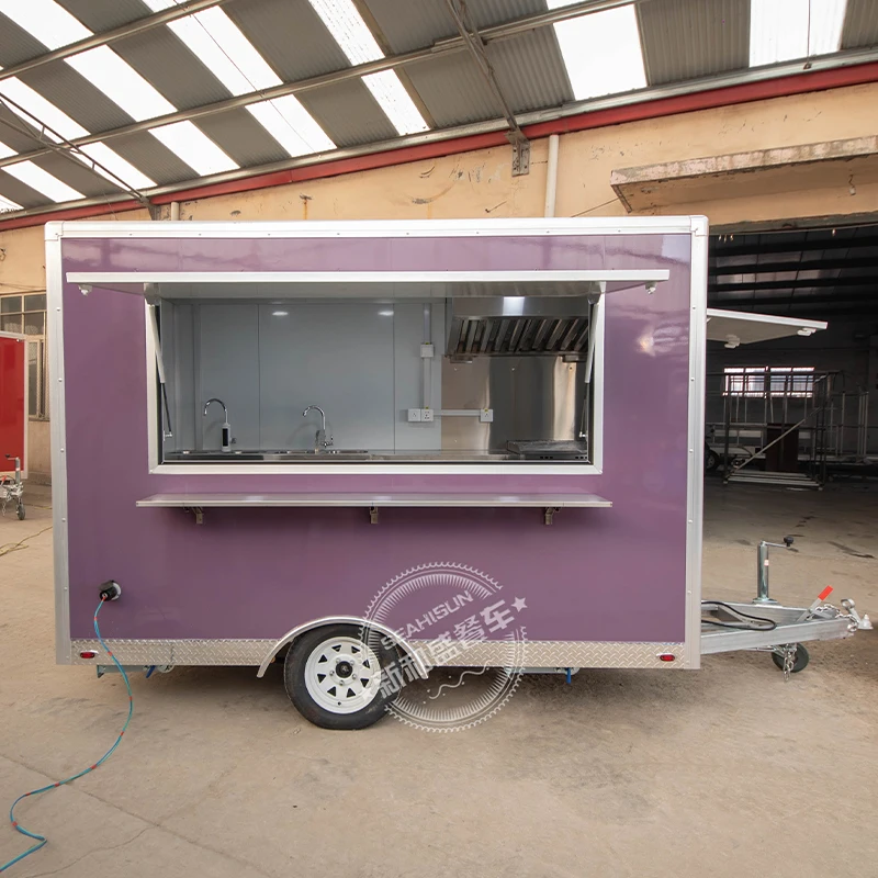 Equip food trailer Hot dog trailer Small trailer Container food truck