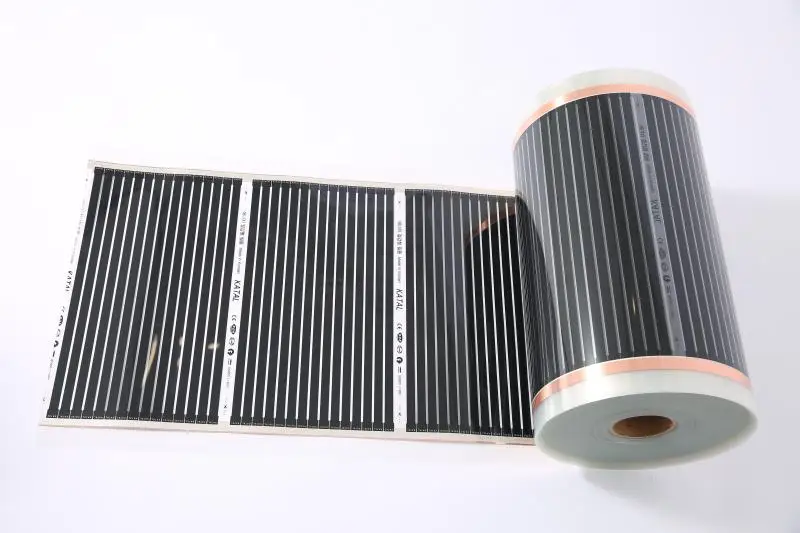Factory Custom Electric Heating Floor Film Infrared Ray Heating Film Far Infrared Electric Underfloor Heating Film