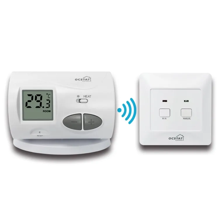 Hot Selling Digital RF Non-Programmable Heating Wireless Thermostat for Boiler 230V