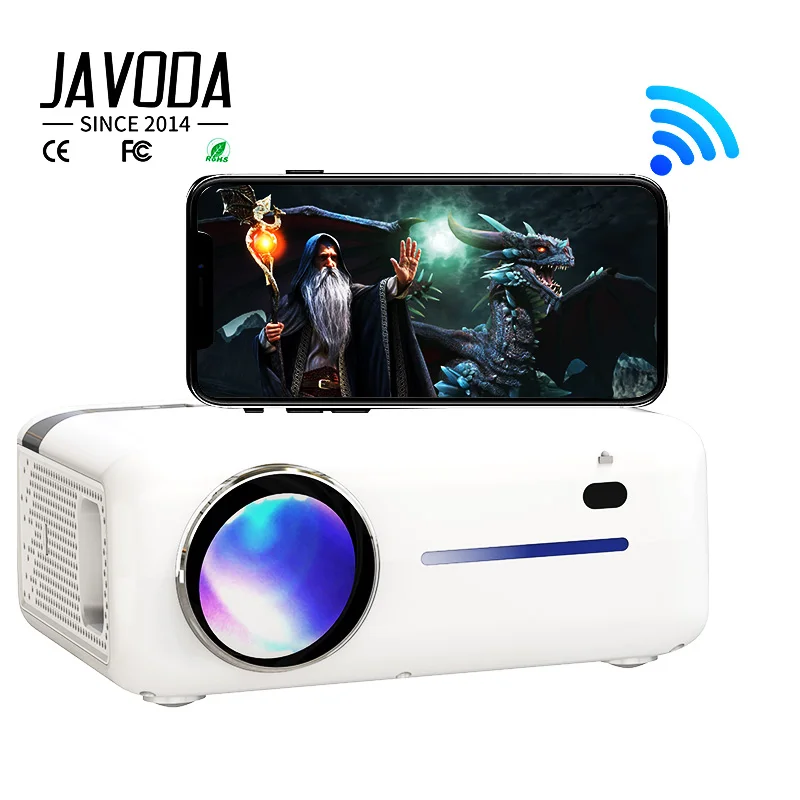 Android Led Projector Lens 3D Hologram Portable 1080P Proyector De Galaxi Light Projector