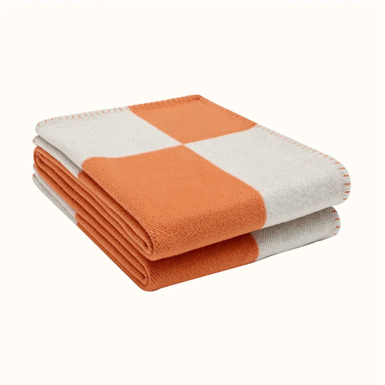 OEM/ODM wholesales price thick fluffy blanket  fluffy yarn blanket  full cotton blanket