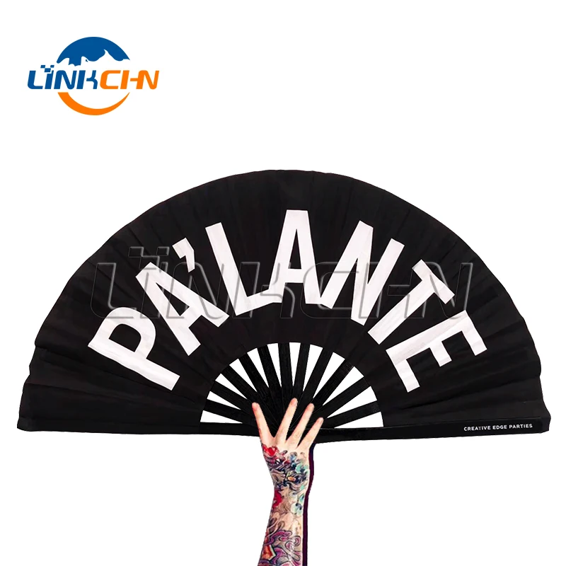 OEM sublimation abanicos bamboo folding hand fans with your own logo