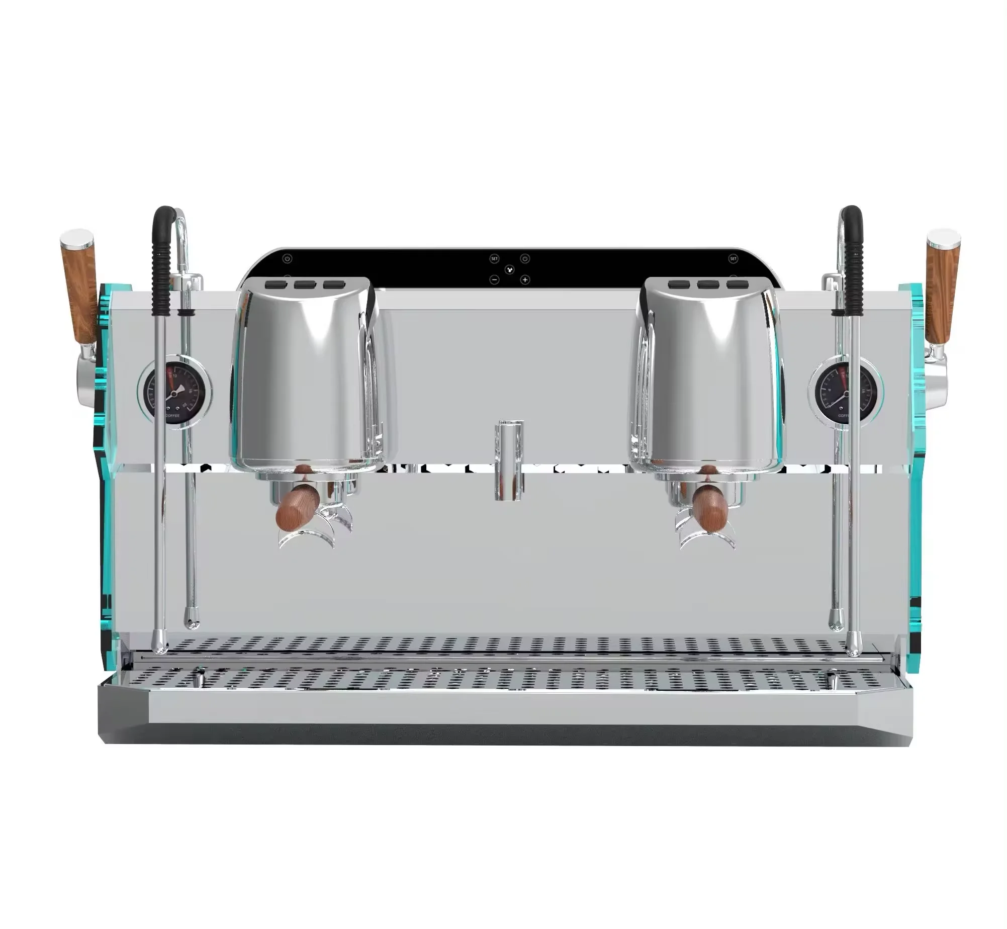RCM-ST90 new wholesale cheapest commercial rotary pump double head coffee machine espresso two groups