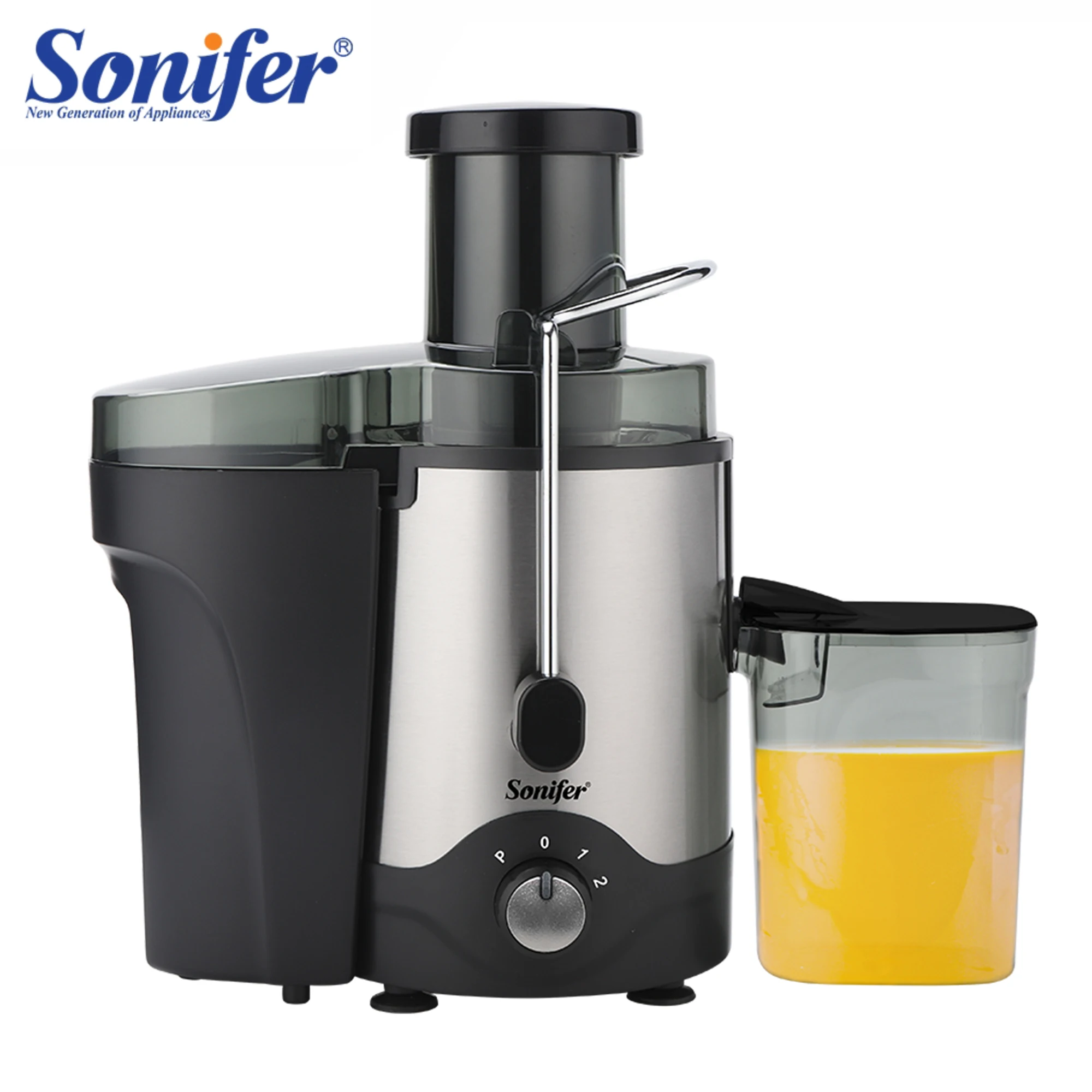 Sonifer SF-5519 Высококачественная новая многофункциональная умная ручная пресс для фруктов морковный холодный электрическая соковыжималка