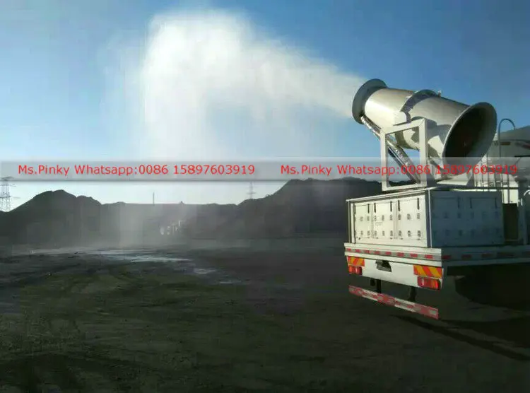 40m-80M Cannon Sprayer Remote Control  Water Truck for Construction Dust Coal dust Control Water Fog Mist
