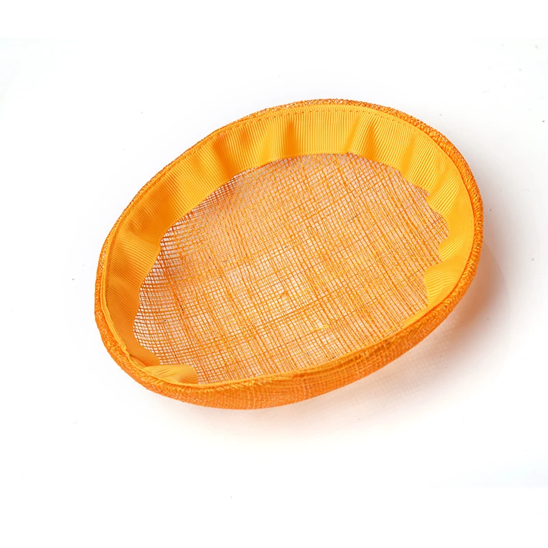 philippine customized sinamay abaca hat base multiple color cheap fashion  grass mini top hat