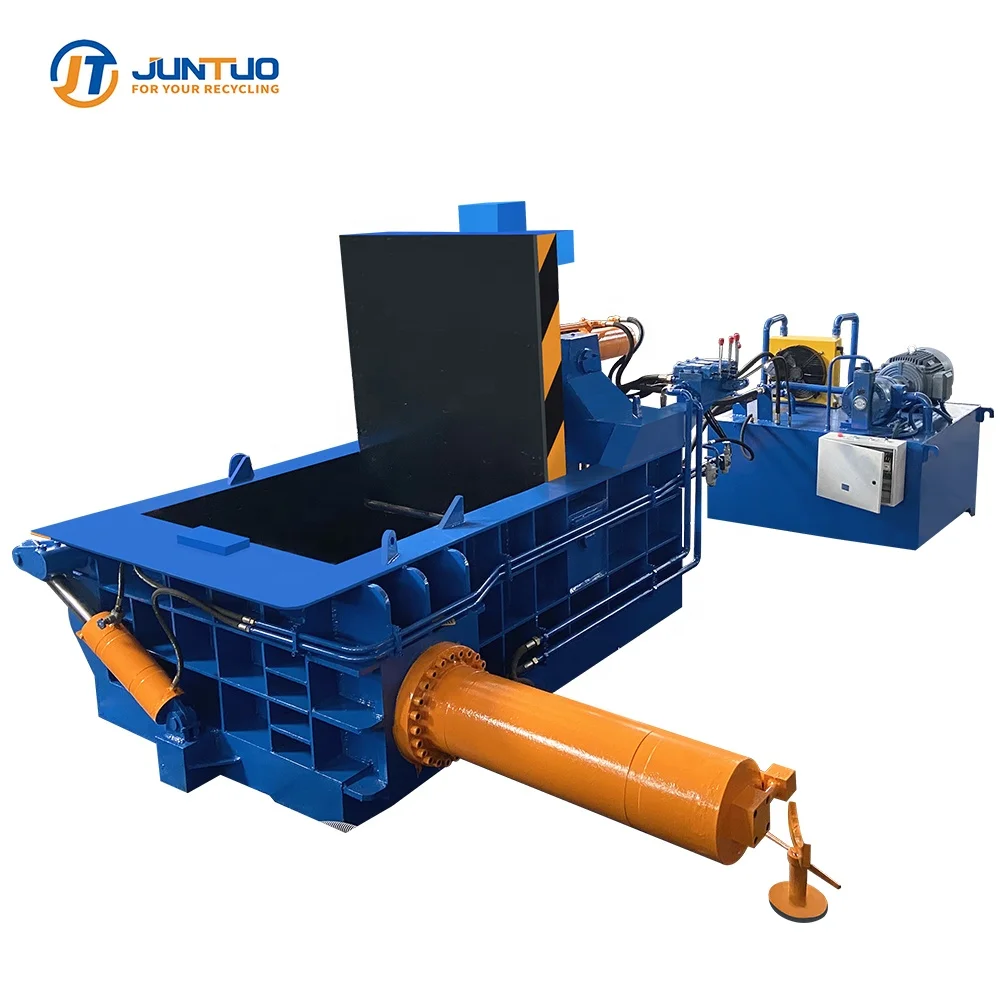 JUNTUO Y81-160A horizontal hydraulic scrap metal cast iron baler compress machine