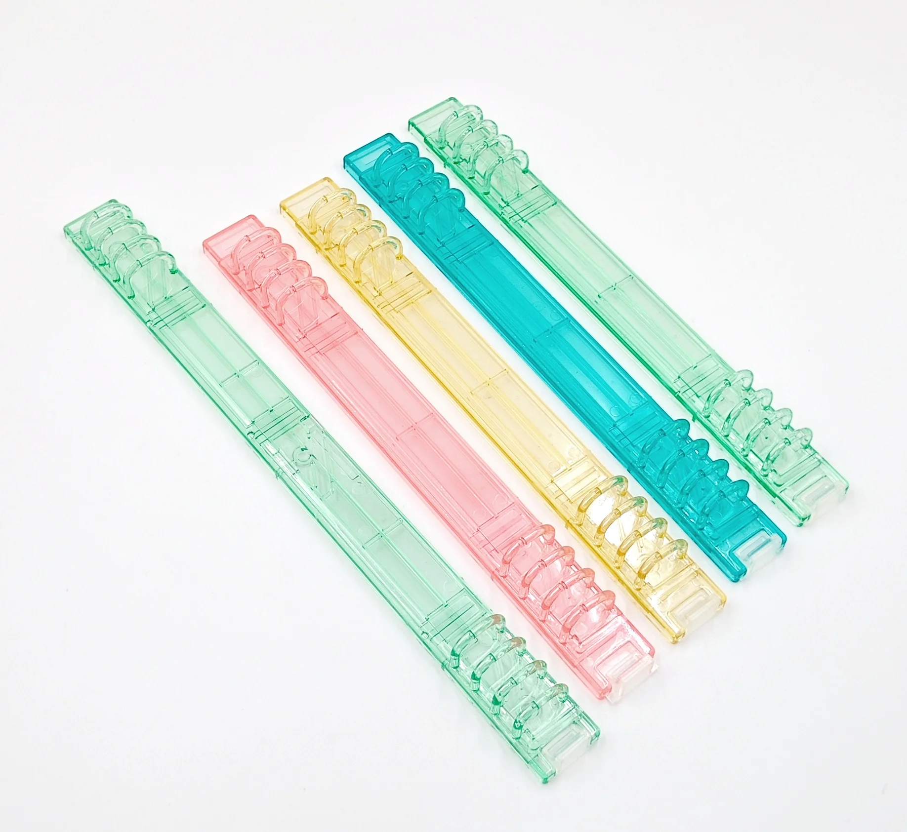 High quality Plastic clip side opening scissors clip mechanism for easy operation of plastic O type binder clip