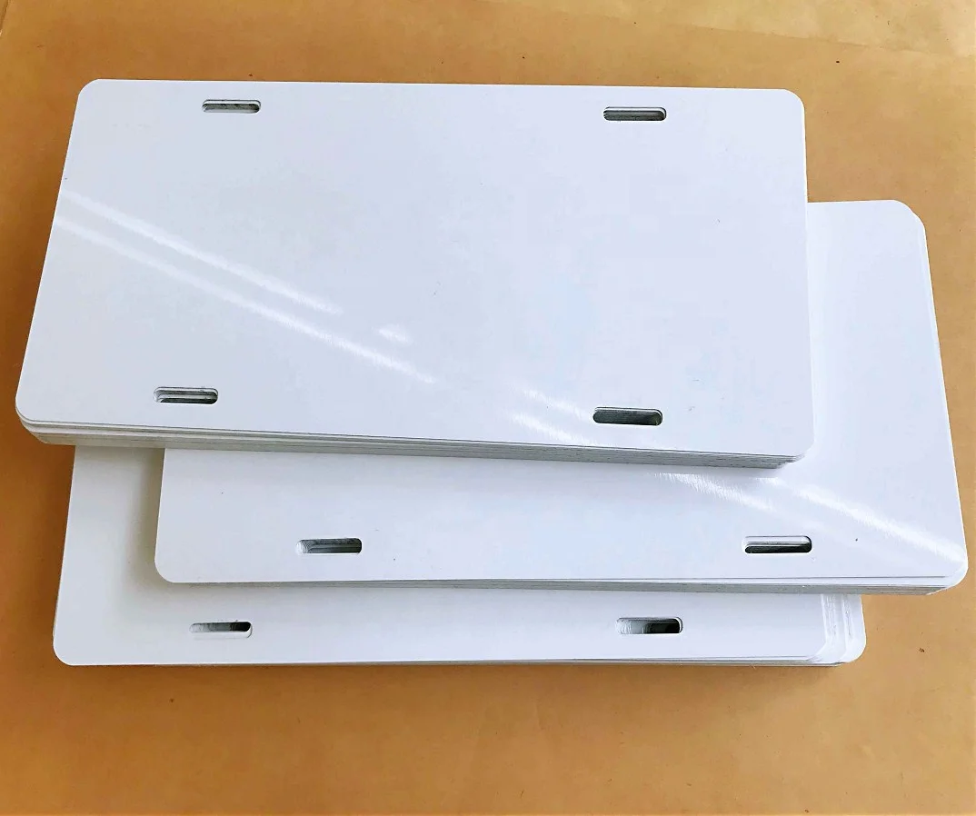 sublimation blank license plate Aluminum Blank License Plates Personalized Printing Heat Transfer Car