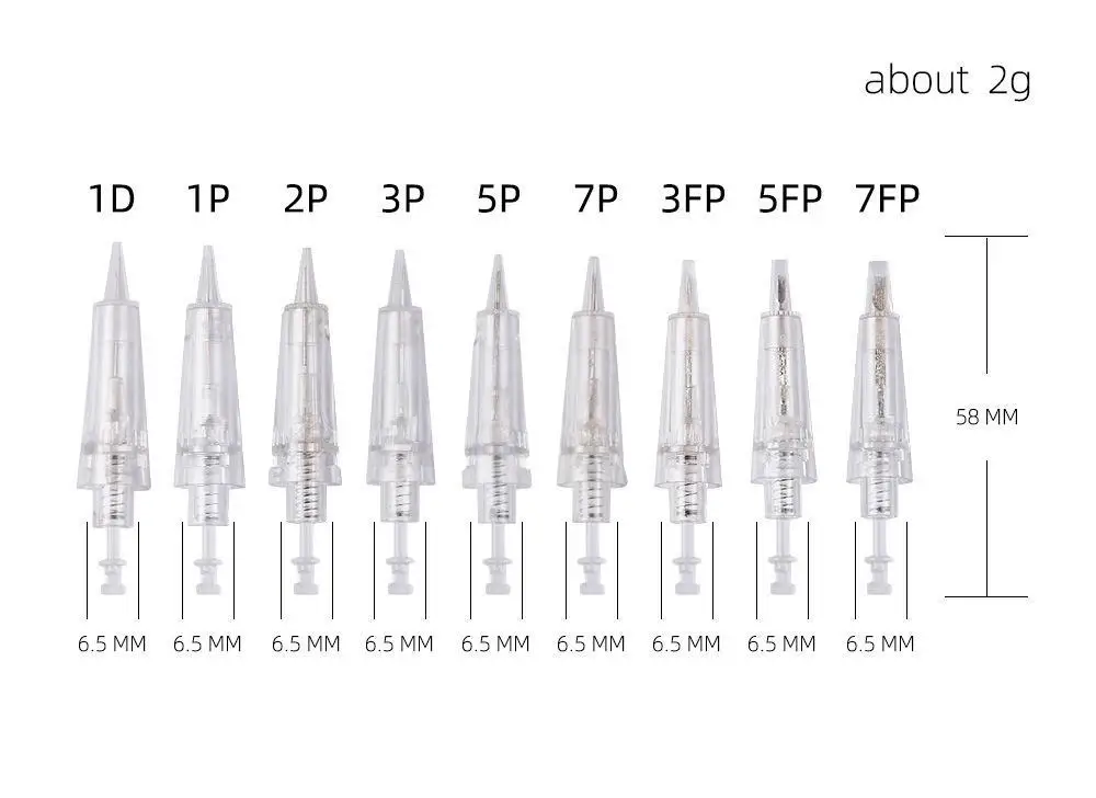 Permanent Makeup Needle Cartridge Eyebrow Eyliner Tattoo Machine 1P 3P 5P 5F 7F For Ombre Powder Eyebrow Shading Microblading