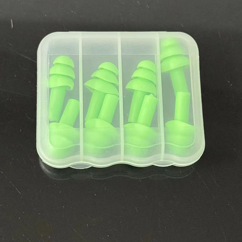 100MOQ Silicone Earplug Noise Reduction Ear Hearing Protection Reusable Ear Plugs Anti noise For Swimming sleeping Industrial