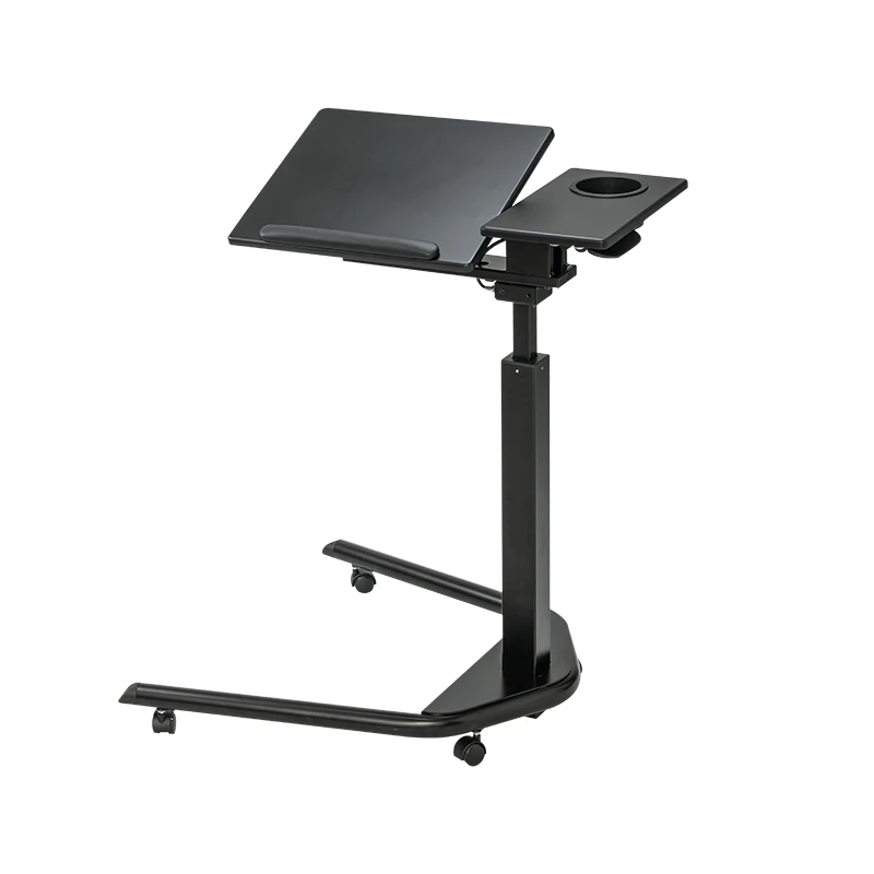 Medical over bed table, hospital adjustable over bed table for patient