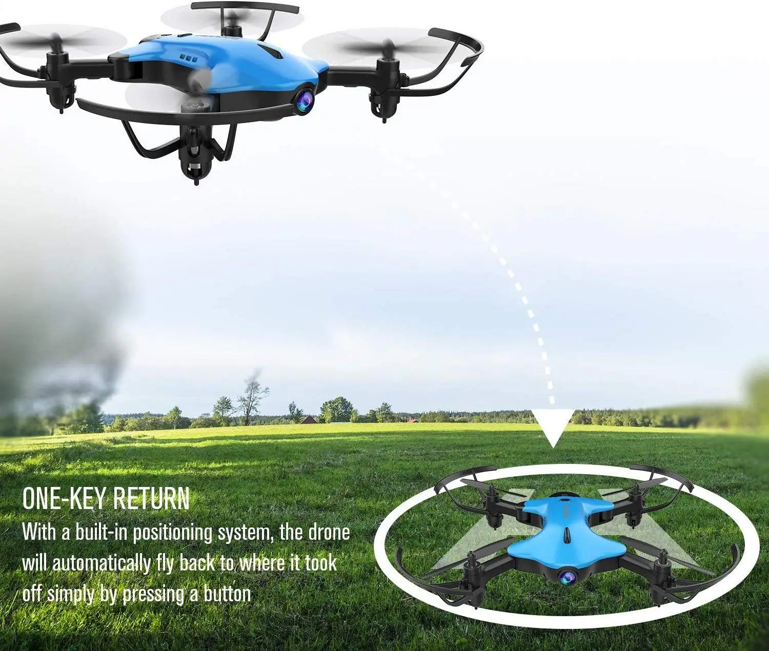 Mini RC Quadcopter FPV Drone with HD Camera 720P