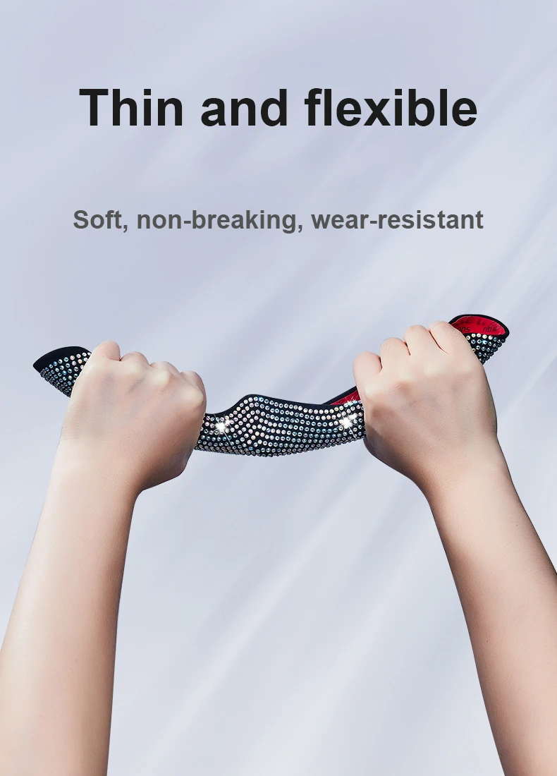 Cute Bling Steering Wheel Cover for Women & Girls with Sparkly Diamond Rhinestones, Gorgeous Accessory for Diverse Cars