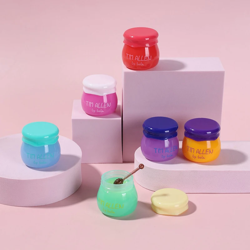 Private Label Natural Vegan Organic Lip Lines Moisturizing Beeswax Lip Balm 6 Flavors Fruity Lip Balm