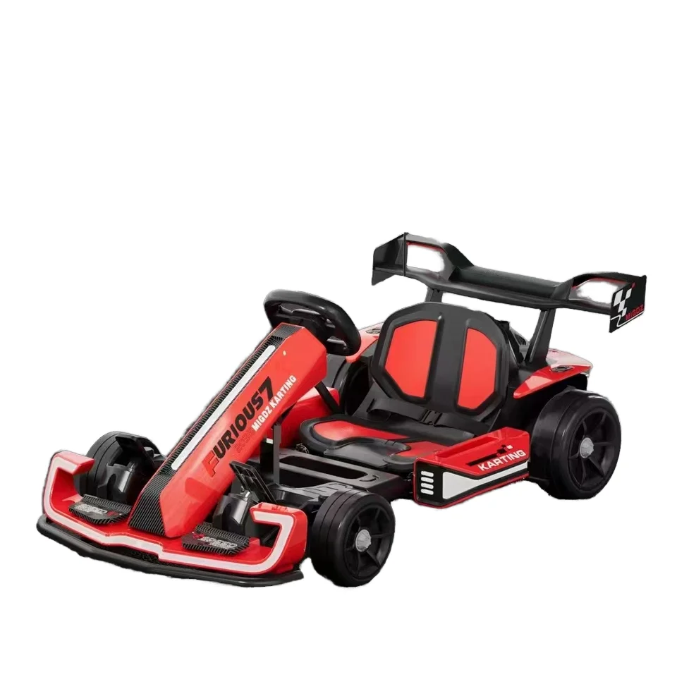 Mini Unisex Go Cart Off-Road Buggy Go Kart for Kids Electric Ride on Toy for 2-4 and 5-7 Years Plastic Material
