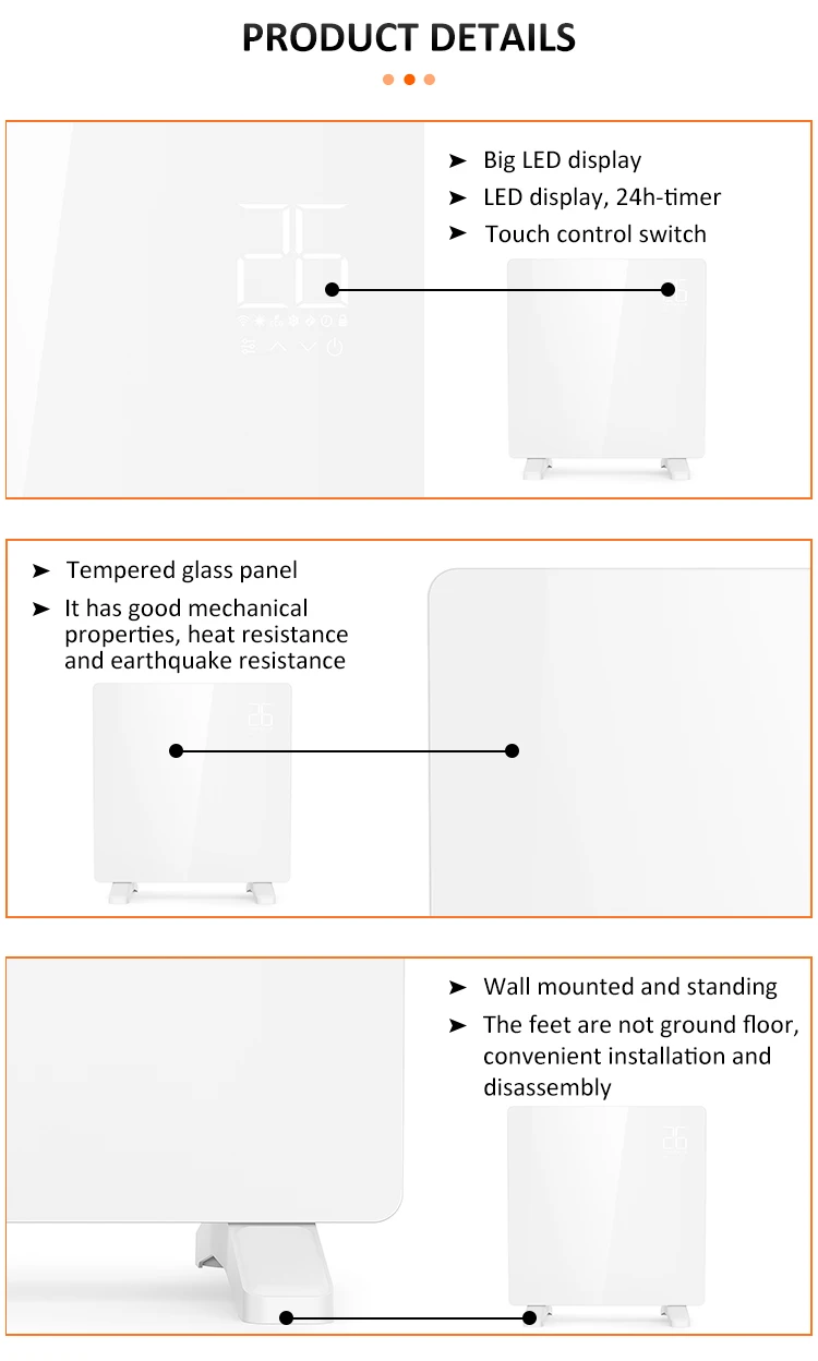 Glass modern realist flame effect cheap wall mounted Luxury electrical fireplace with heater electric fireplace wallmounted