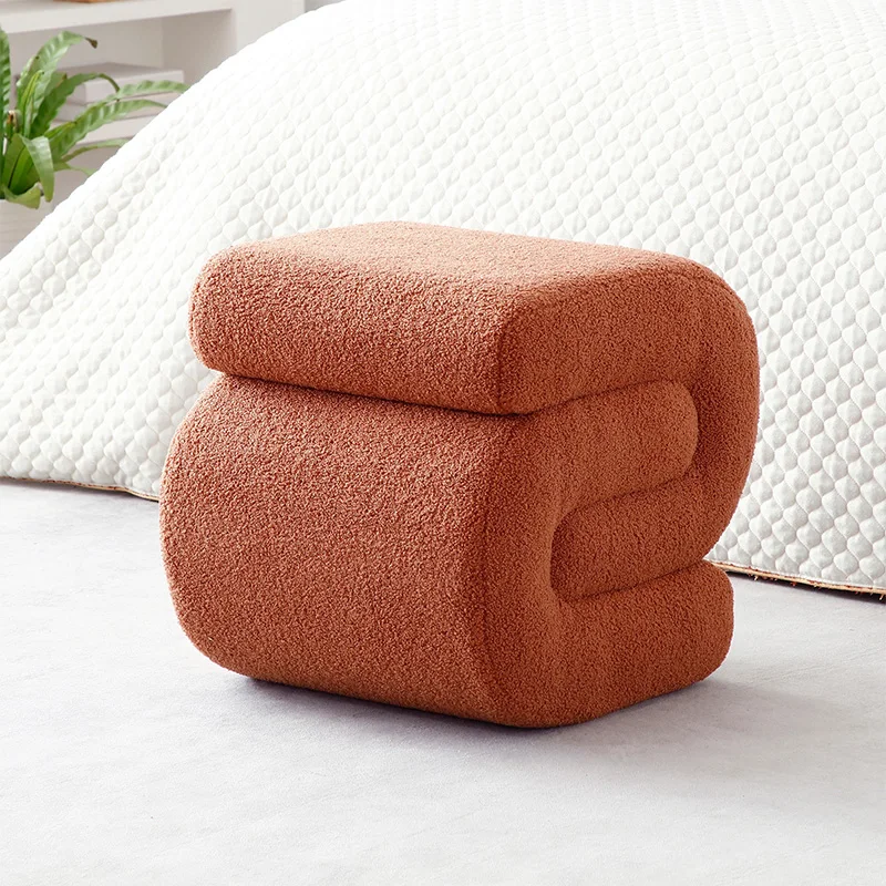 High Quality Minimalist Style Oem Factory Commercial Hotel ottoman stool For Bedroom And Living Room Furniture