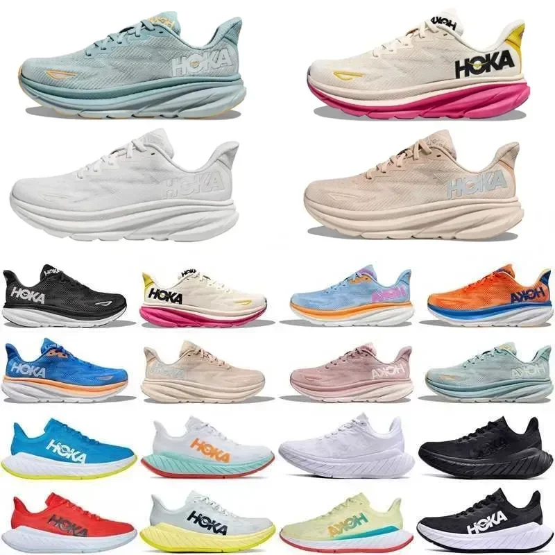 2024 Hokkas ONE one Clifton 9 Sneakers Athletic Hokas Running Shoes Shock Absorbing Road Fashion Mens Womens Designer  36-45