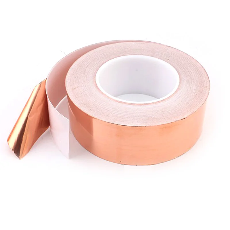 Snail Slug Electric Barrier Signal Electrostatic Shielding Copper Foil Adhesive Tape For Stained Glass
