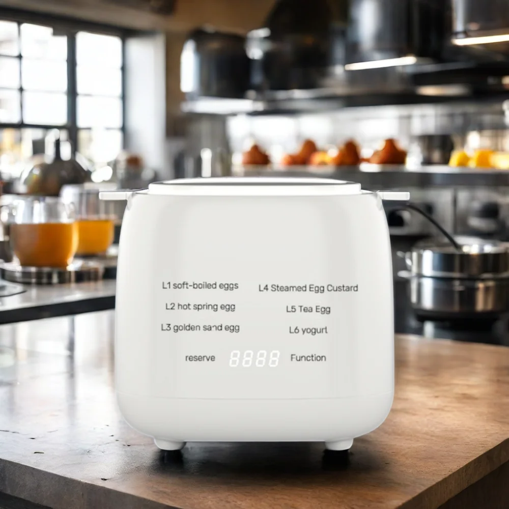 300W Automatic Electric Egg Boiler Low Power Consumption Visual Multifunctional Breakfast Cooker for Household Use