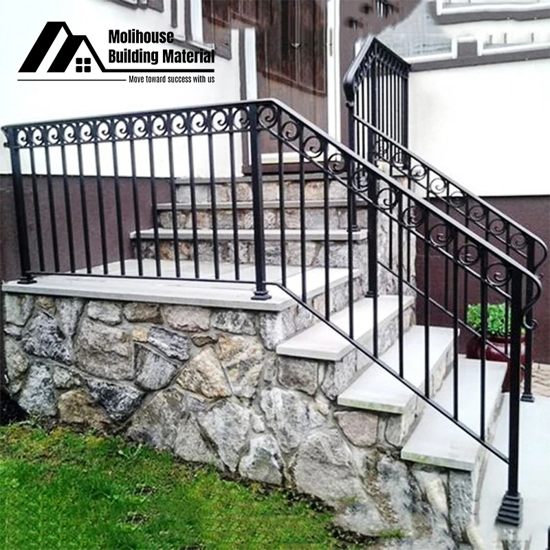 Modern Staircase Et Mains Courantes Wrought Iron Stairs Stainless Steel Balcony Staircase Design Railing Handrails Balustrades