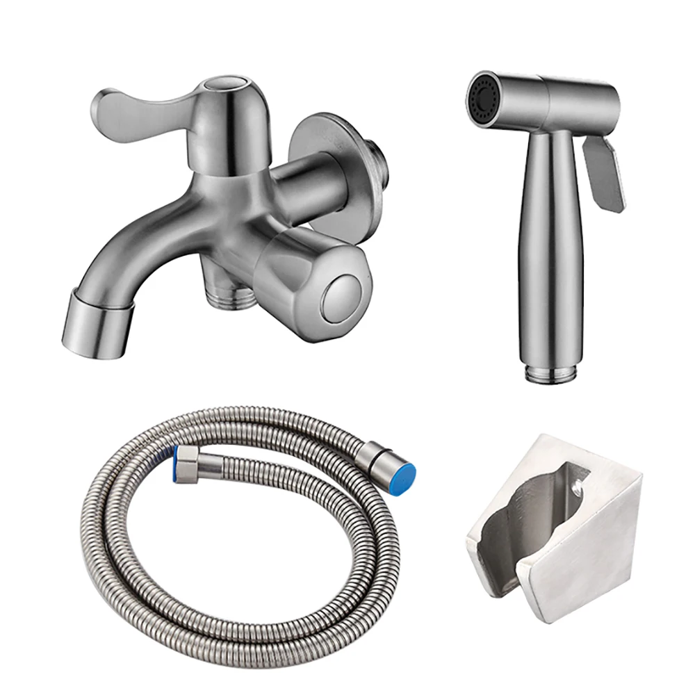 Ванная комната туалет компаньон мини стиральная машина кран с двойным управлением один в два выхода пистолет