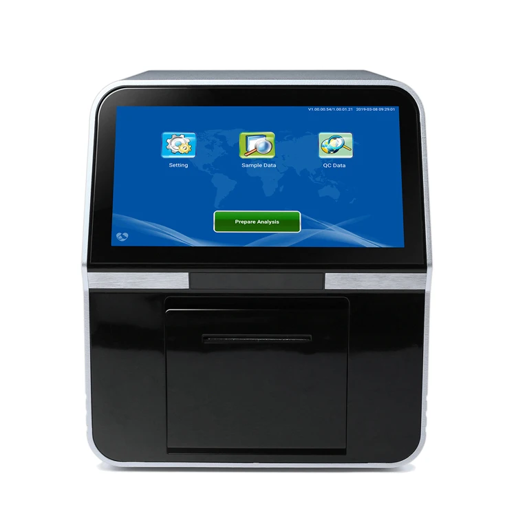 Ветеринарный автоматический биохимический анализатор POCT ветеринарный сухих химических веществ