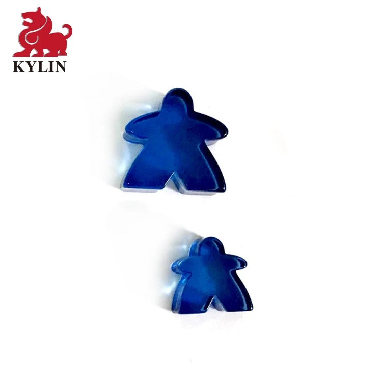 Hot selling customized plastic game pawns meeples for board game