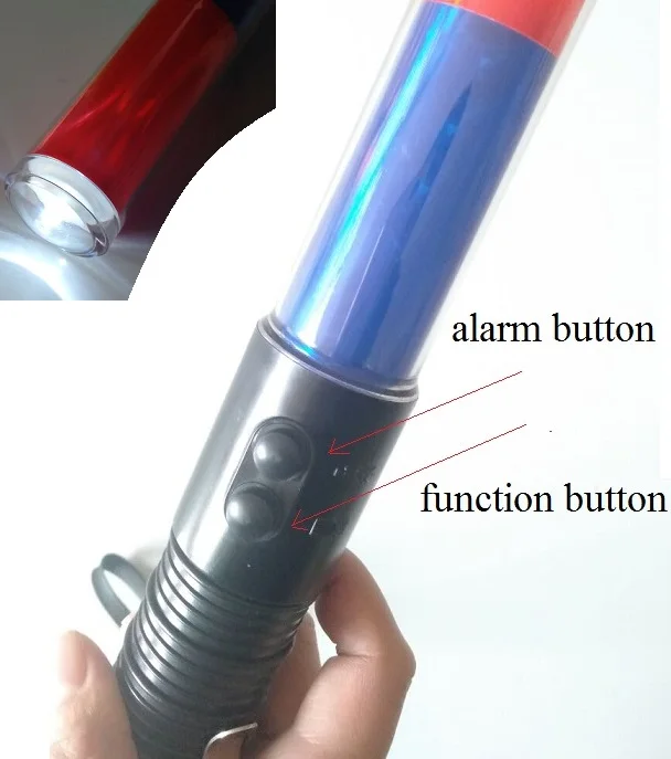 length 30cm multicolor road safety traffic control baston signal light baton
