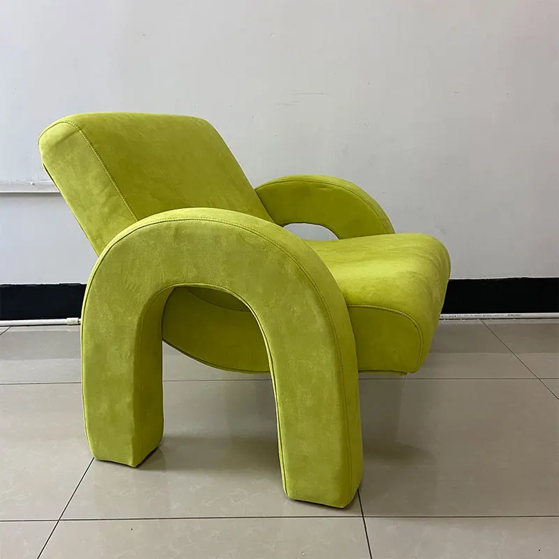 living waiting room relax fabric lounge chair