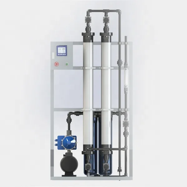 Pure Water Drinking Water Machine Hollow Fiber Ultra filtration Membrane Uf  Plant Water Purifying Machine System