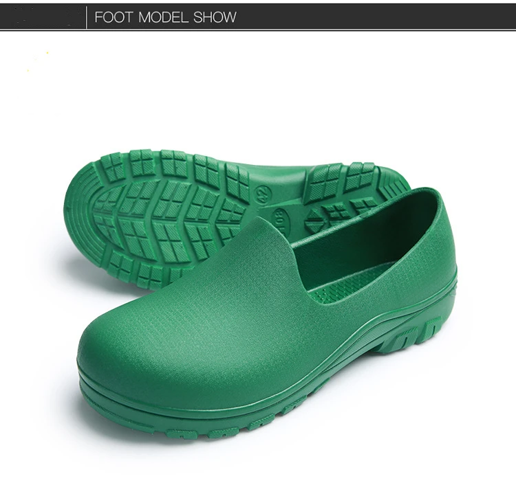 2023 Anti-slip PVC Chef Shoes Anti Static Cleanroom Dustproof Work Shoes Hospital Nurse Shoes