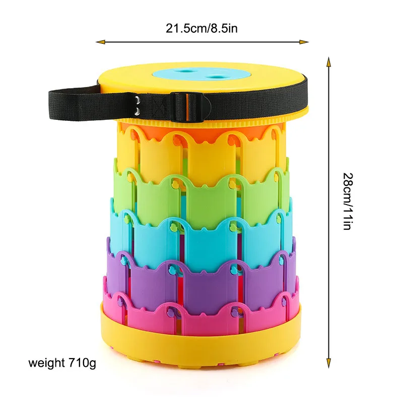 Children Folding Stool Home Use Retractable Chair Camping Fishing Hiking Garden Collapsible Telescopic Stool For Kids
