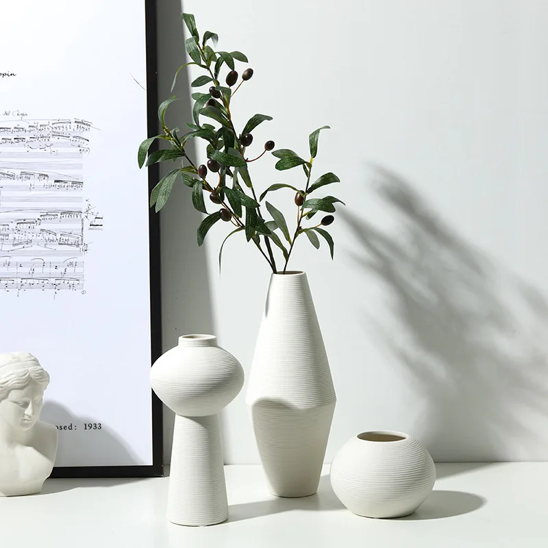 
APHACATOP Hot Sale Nordic style Living Room Coffee Table Decoration Creative Ceramic Flower Vase 