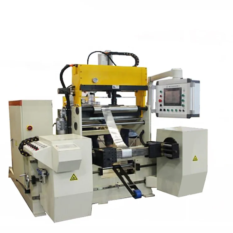 CNC управления PLC программируемый двойная серво-медная полоса намотки реактор покрытый кожухом машина для обмотки фольги