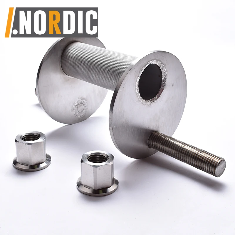 Eccentric Gear Roller Dumbbell Bar and Weight Loading Pin & Heavy-Duty Carabiner - Fit and 2 inch Olimpic Plate