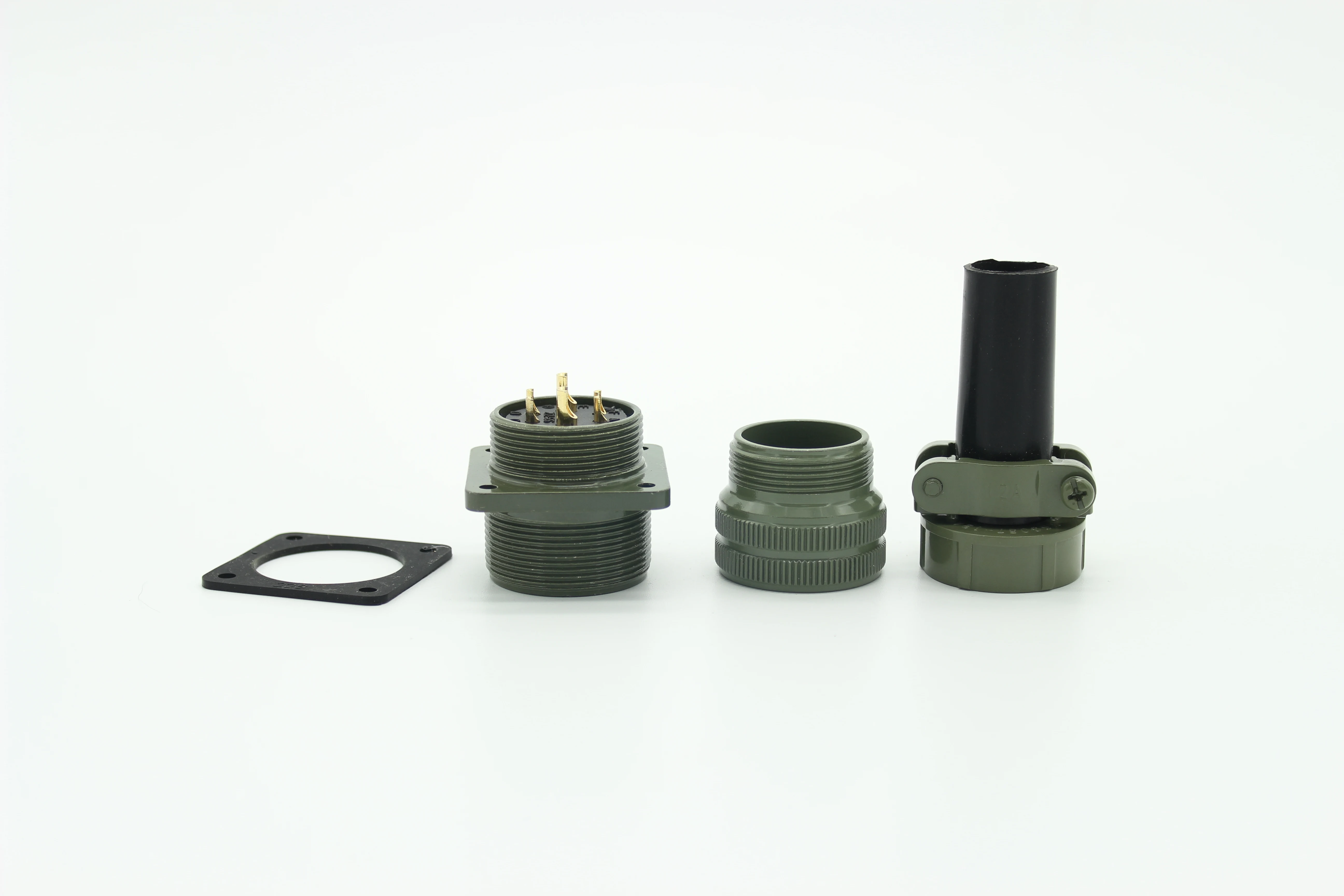 Connector Used For Military 5015 Series Circular Amphenol Ms3100 22-22p Replacement Connector Crimp Pin Contacts