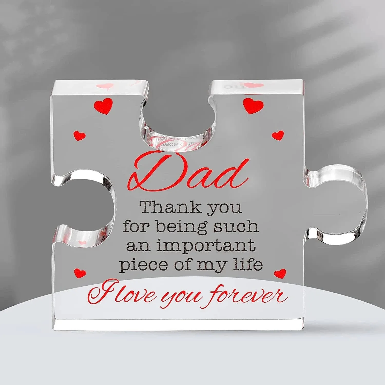 2024 Creative Festival Gifts Love Acrylic Decorations Blessing Words for Mom, Family, and Friends Gifts