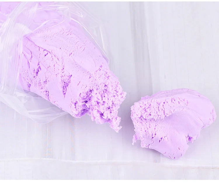 Bulk Super Soft Air Dry Foam Clay Slime White Color Clay