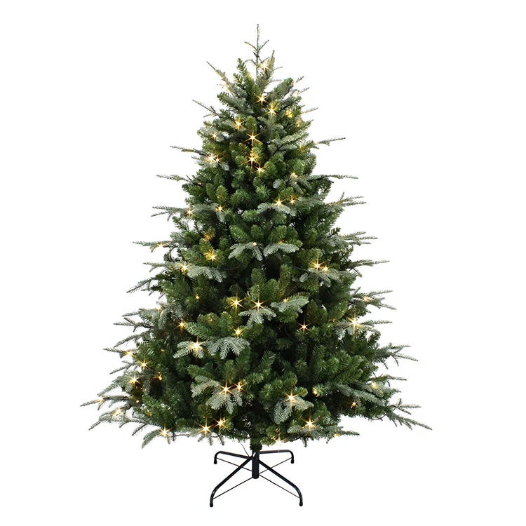 New Model Fashion Snow Tips Effect Pvc Customized Size Green Christmas Tree For Hotel