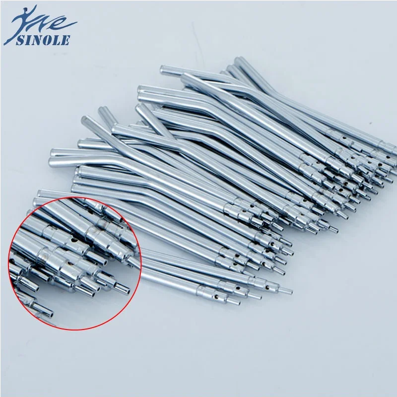 Dental  Chair Accessories 3 Way Syringe Tips Dental Syringe Nozzles Alloy Spray Tips Three Way Air Water Syringe