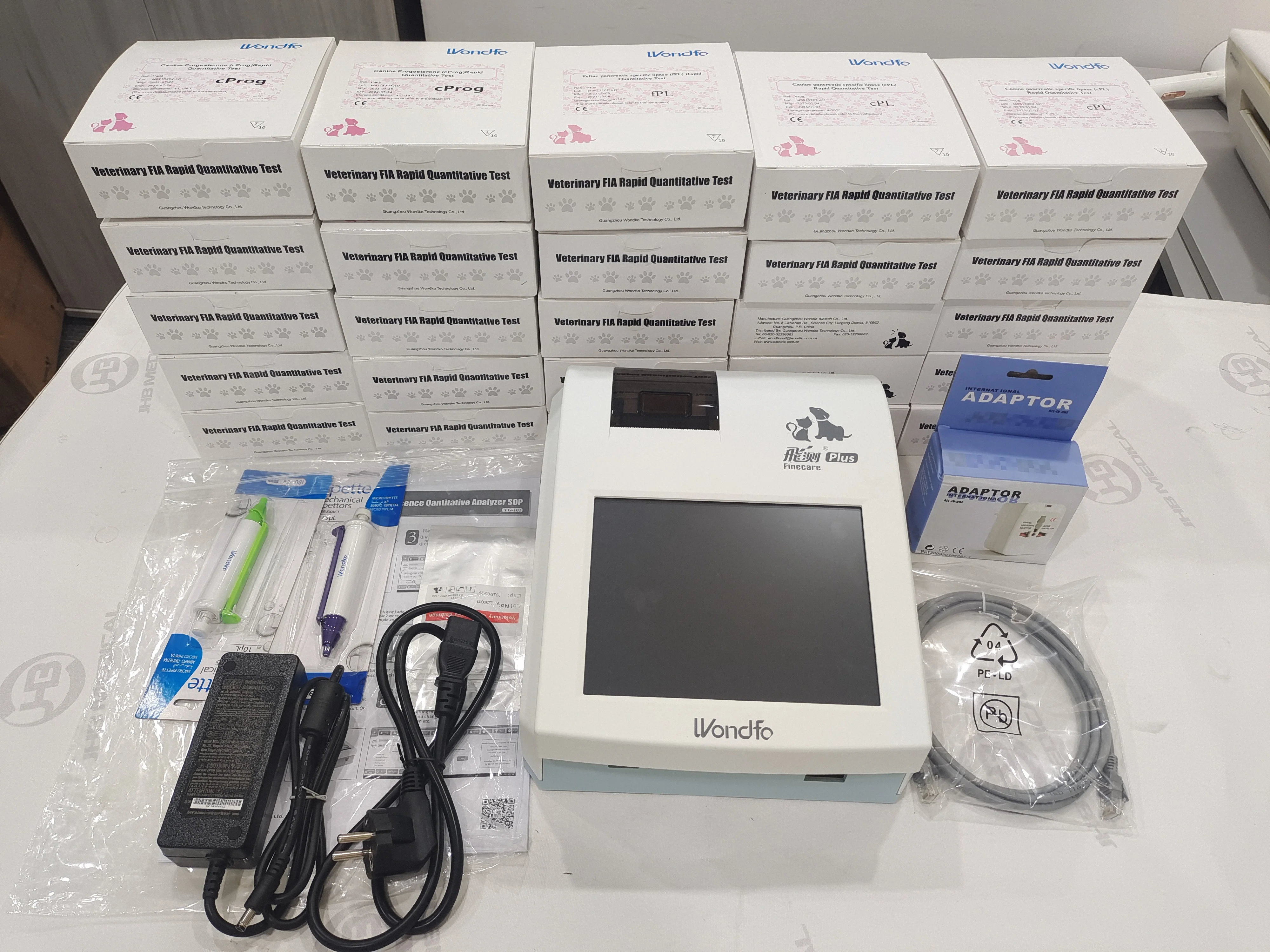 Immunoassay Analyzer Dog Sheep Pet Clinic Analyzer pregnancy test machine Wondfo Finecare YG101