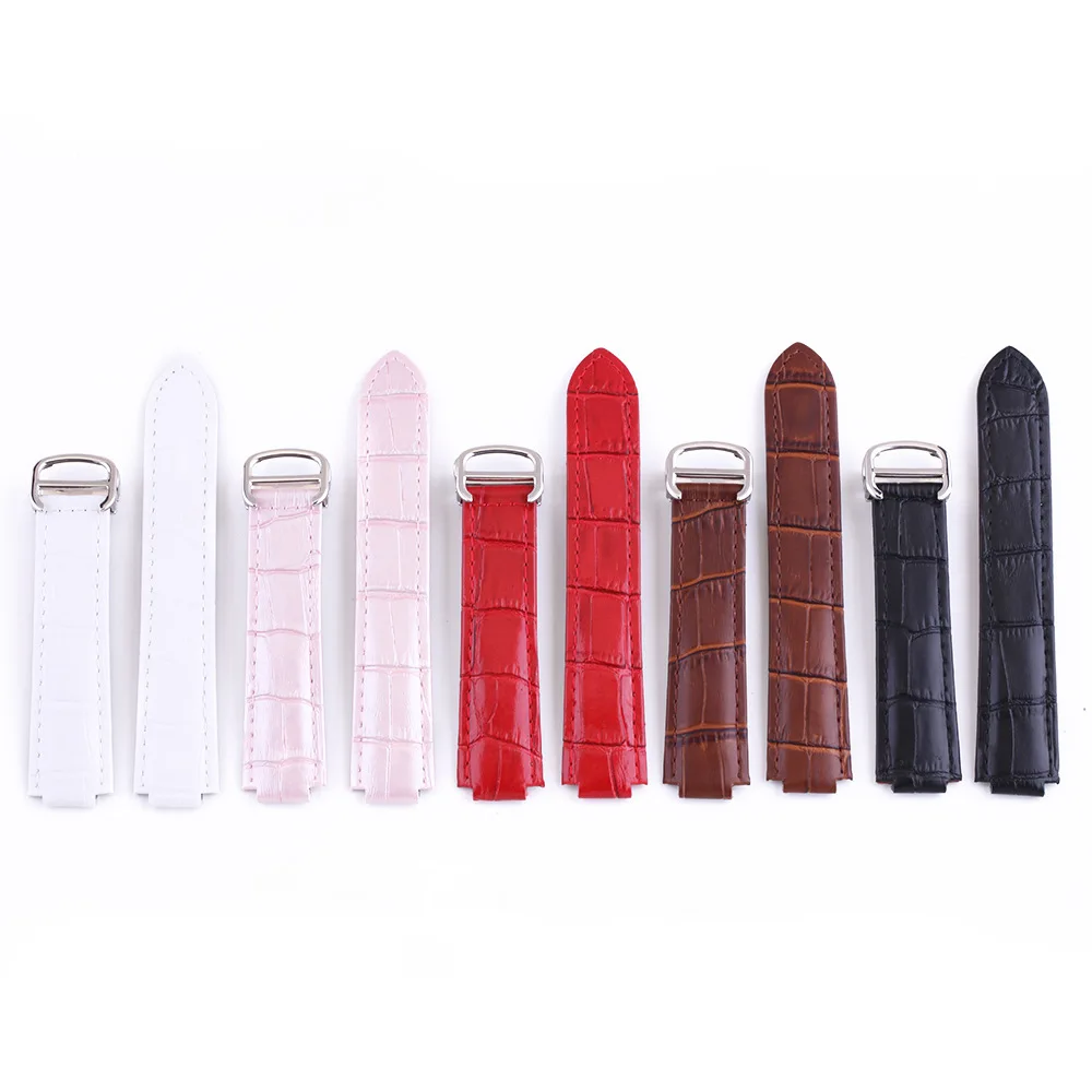 Yunse Hign-End Alligator Skin Luxury Leather Watch Band With Premium Deployment Clasp Watch Strap Replacement For Luxury Watch