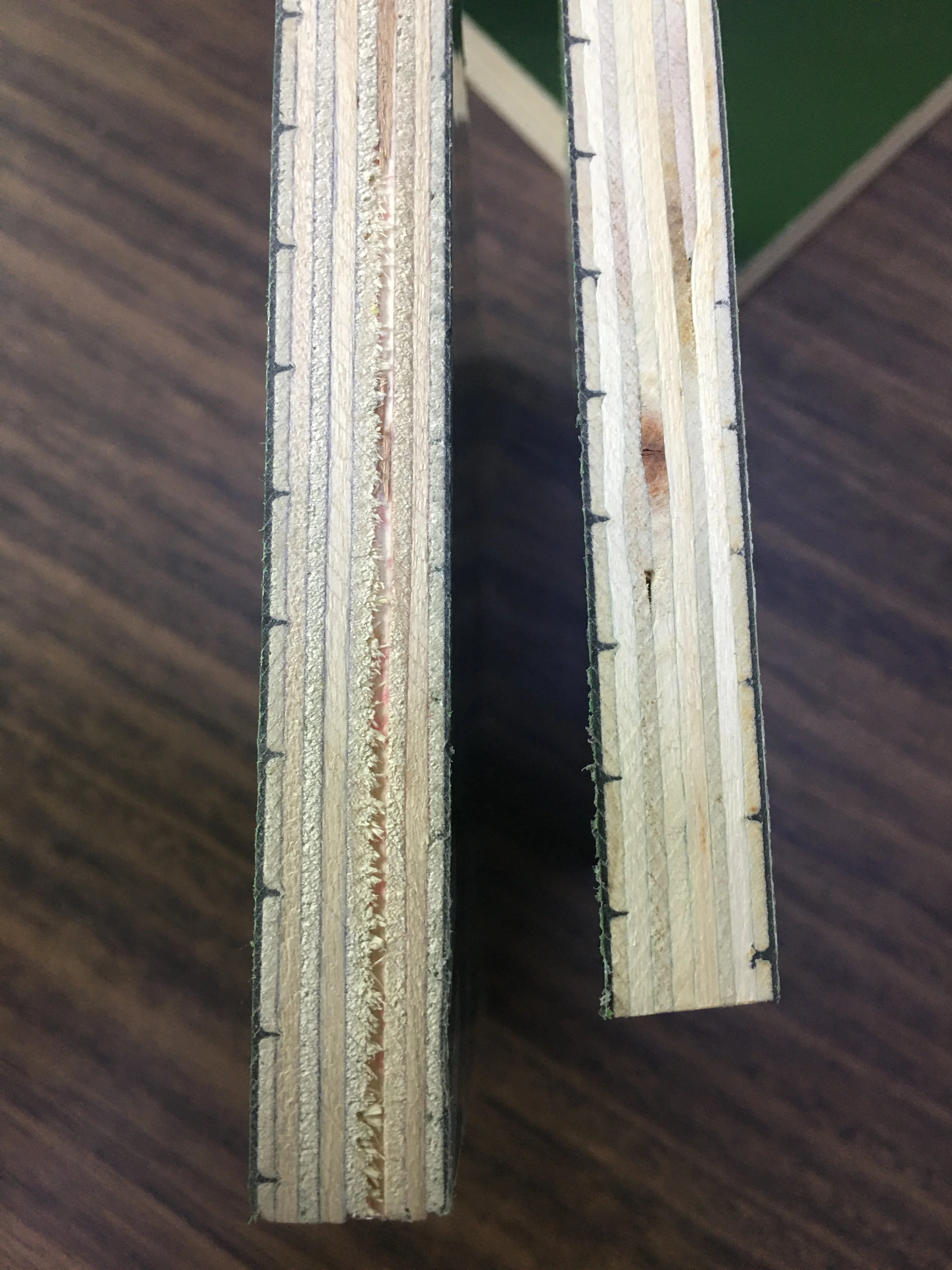 PP Plastic Plywood for Construction Green Plastic Film Faced Shuttering Plywood