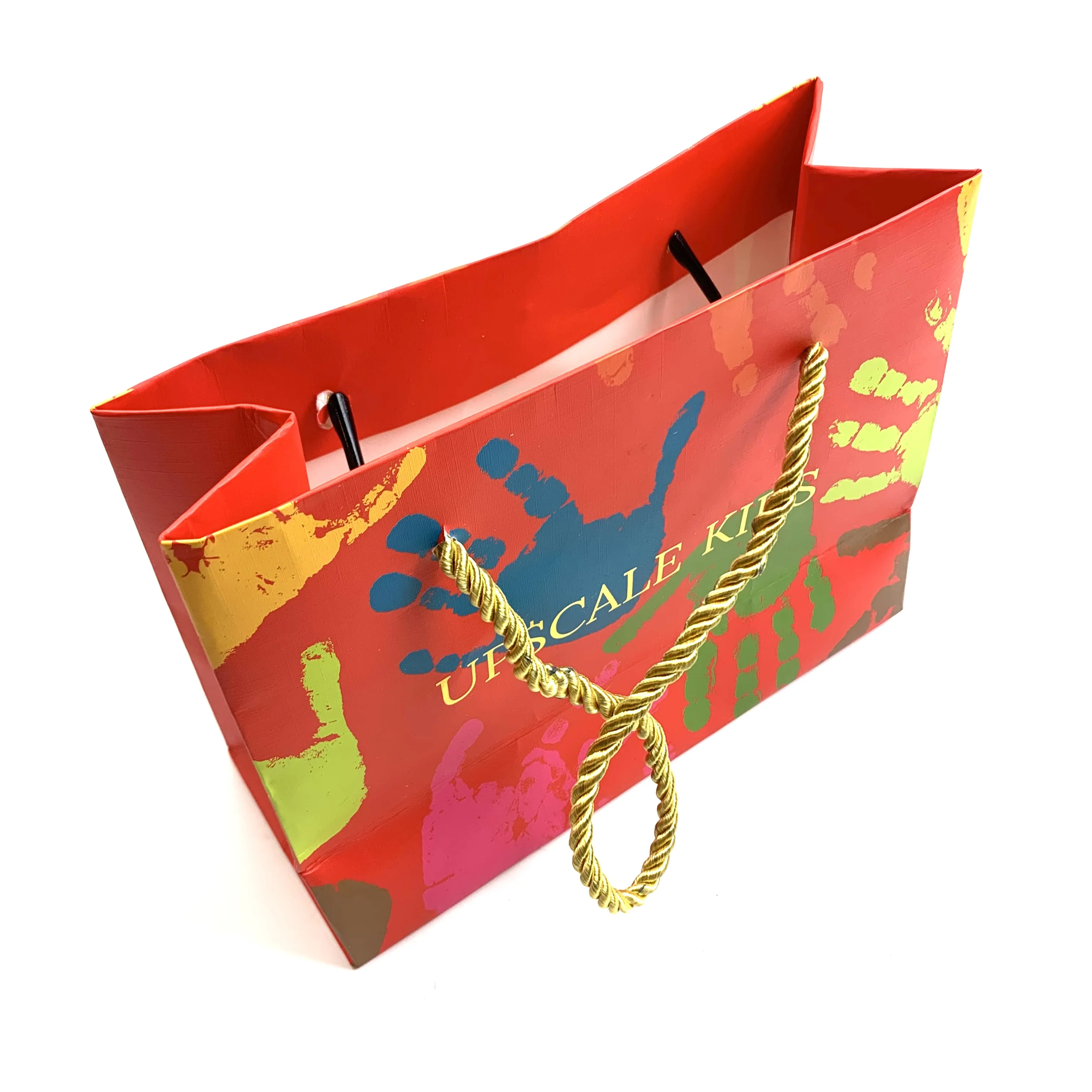 HOT SALES CUSTOMIZED PAPERBAG GIFT BAGS WITH LOGOS