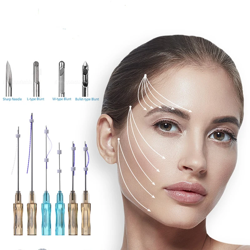 disposable embedding acupuncture pdo needle  pdo thread lift cog