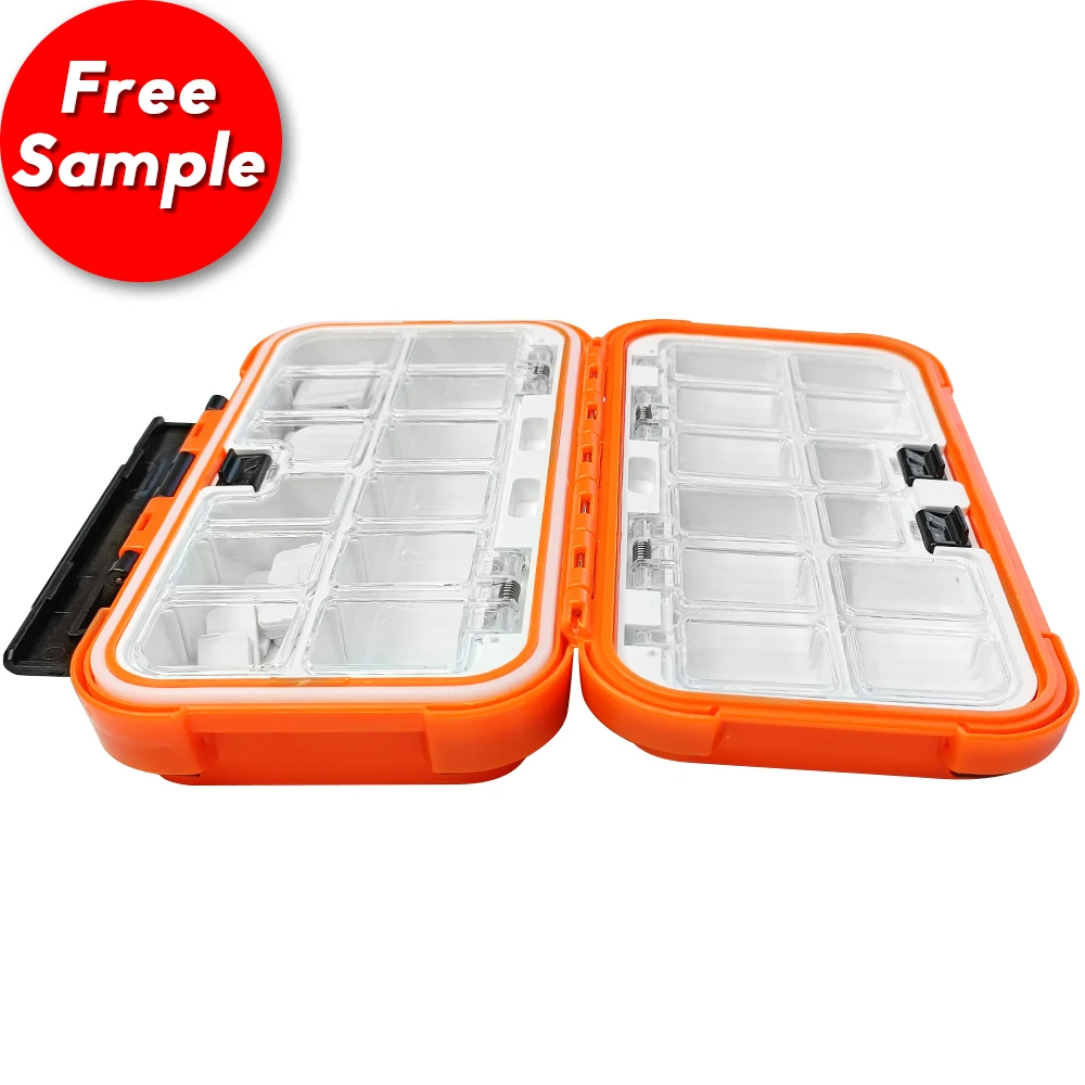 Newbility hot selling 16cm*9cm*5cm  Lure bait Set Accessories Flies  Double Side Fishing Lure Tackle Boxes